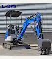 2025 LADYS DY18 Mini Excavator EPA Kubota Engine Diesel Mini Excavators For Sale - LADYS Excavators