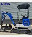 2025 LADYS DY18 Mini Excavator EPA Kubota Engine Diesel Mini Excavators For Sale - LADYS Excavators
