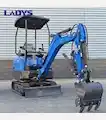 2025 LADYS DY18T Mini Excavator EPA Kubota Engine Diesel Mini Excavators For Sale - LADYS Excavators
