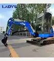 2025 LADYS DY25U Mini Excavator EPA Kubota Engine Diesel Mini Excavators For Sale - LADYS Excavators