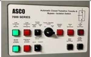  Asco ATS 3000 Amp Series 7000 - Asco Generators
