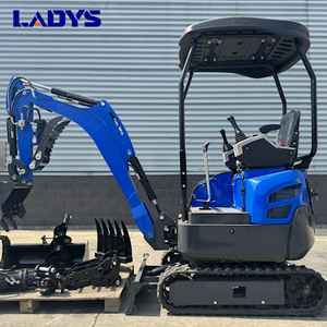 2025 LADYS DY18T Mini Excavator EPA Kubota Engine Diesel Mini Excavators For Sale - LADYS Excavators