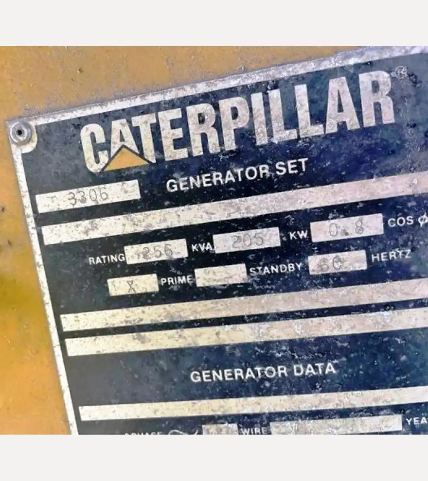  Caterpillar 225 KW Cat 3306 Diesel Generator Set - Caterpillar Generators - caterpillar-generators-225-kw-cat-3306-diesel-generator-set-7692789a-1.jpg