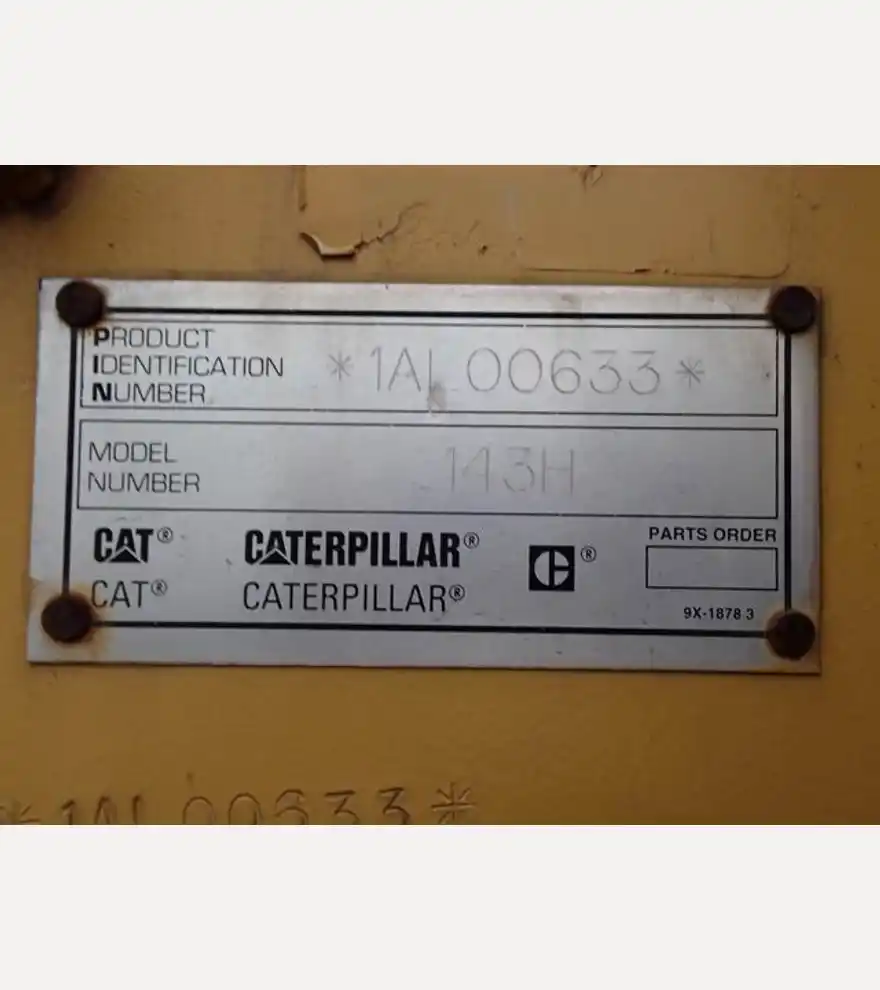 1998 Caterpillar 143H - Caterpillar Motor Grader - caterpillar-motor-grader-143h-14b464c3-16.jpg