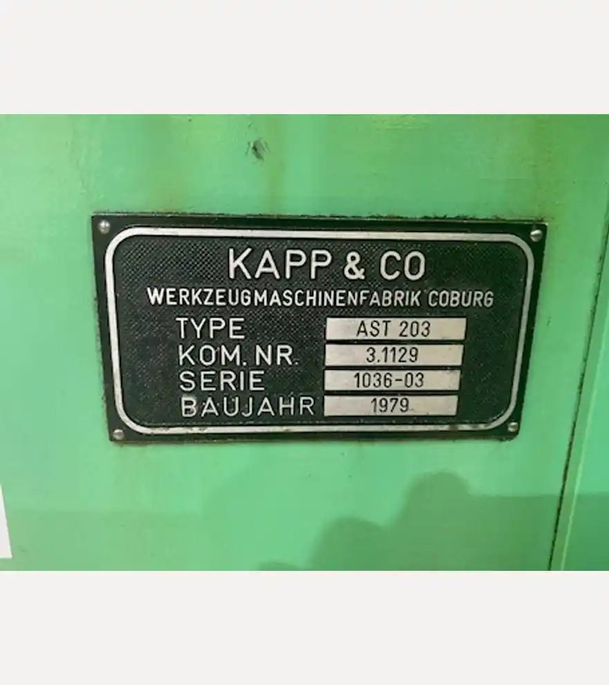  KAPP AST 203 WET TYPE AUTOMATIC HOB SHARPENER - KAPP Aggregate Equipment - kapp-aggregate-equipment-ast-203-wet-type-automatic-hob-sharpener-1681234f-6.jpg
