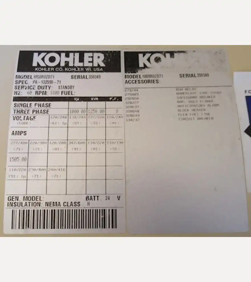 1997 Kohler 1000R0ZD71 - Kohler Generators - kohler-generators-1000r0zd71-f91d4973-4.JPG