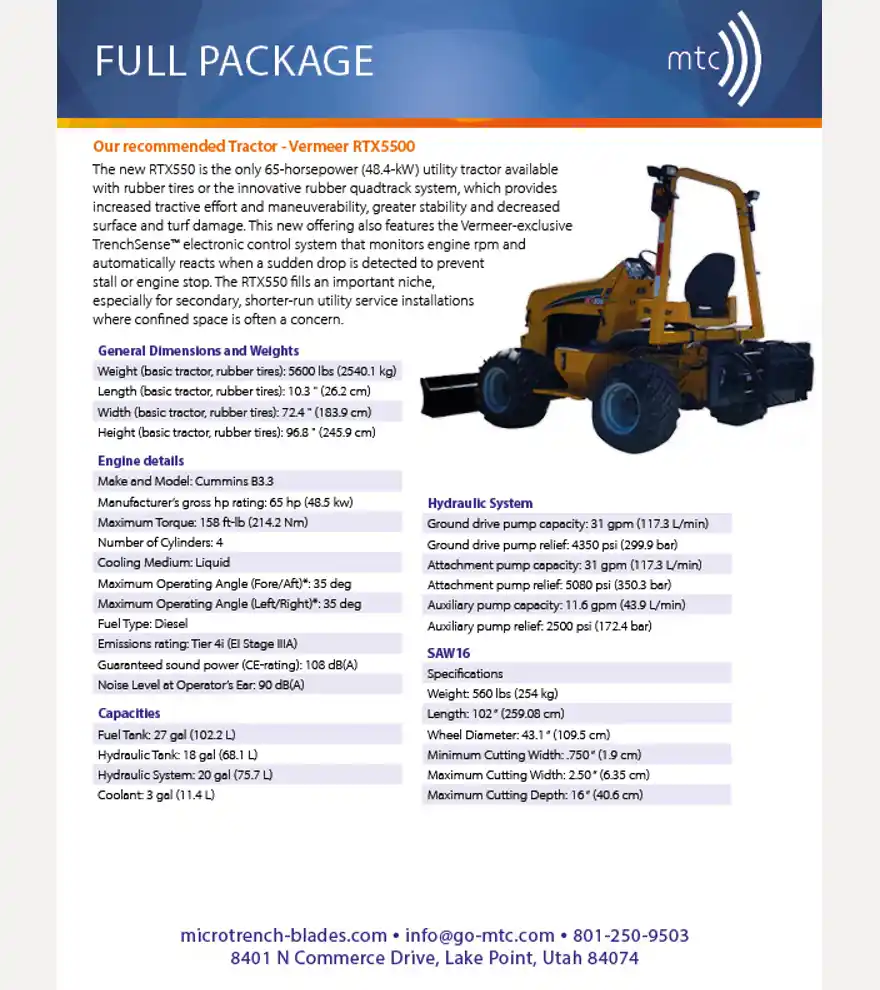 Vermeer RTX550 w/ McCown SAW16-F attachment - Vermeer Asphalt & Conrete - vermeer-asphalt-conrete-rtx550-04c0843a-2.jpg