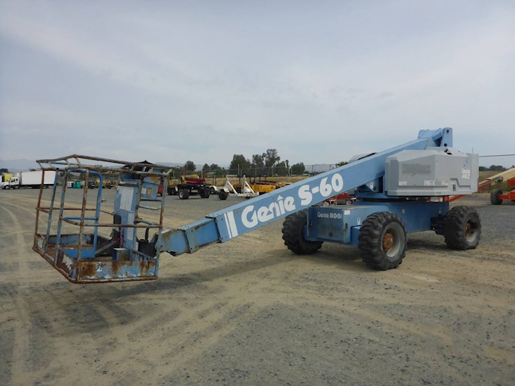 1998 Genie S60 60 Ft Telescopic Boom Lift (2590) for sale 13,500