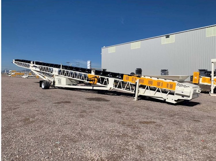  JP 36X100 HYDRAULIC RADIAL STACKING CONVEYOR - JP Aggregate Equipment