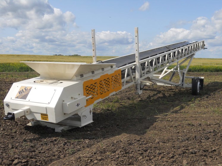  JP 36X60 RADIAL HYDRAULIC CONVEYOR - JP Aggregate Equipment