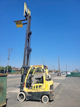 Hyster Forklifts at Dick's Auto Wreckers