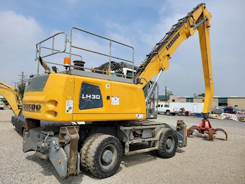 Liebherr Excavators at Dick's Auto Wreckers